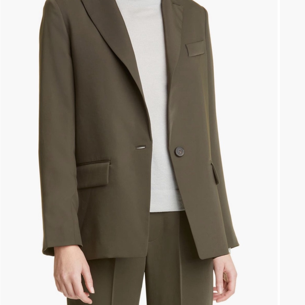 Vince Boyfriend Blazer - Deep Laurel - Picture 1 of 4